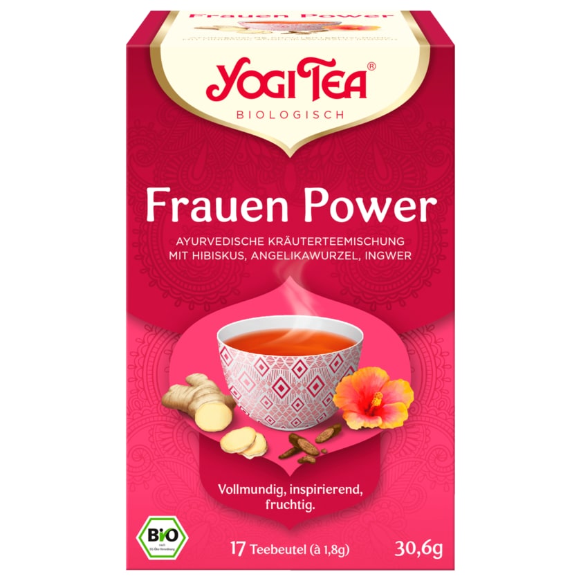Yogi Tea Frauenpower Bio Kräutertee 30,6g, 17 Beutel